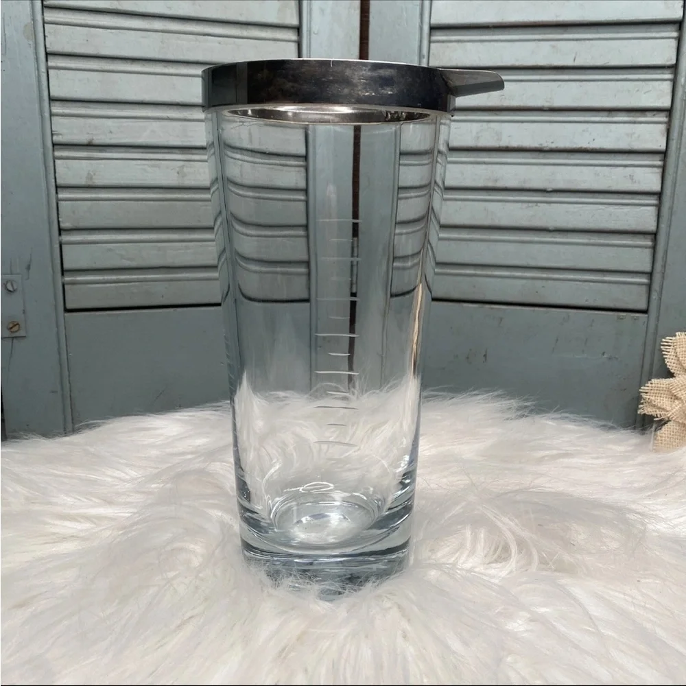 Georg Jensen 1156 Mounted Sterling Strombergshyttan Crystal Cocktail Pitcher
